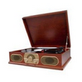 Studebaker Wooden Turntable w/AM/FM Radio & Cassette